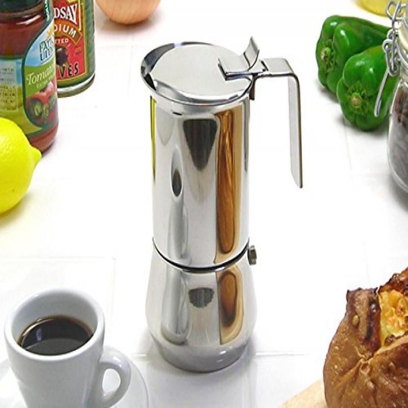 Ilsa Stainless Steel 3 Cup Stovetop Espresso Maker Walmart