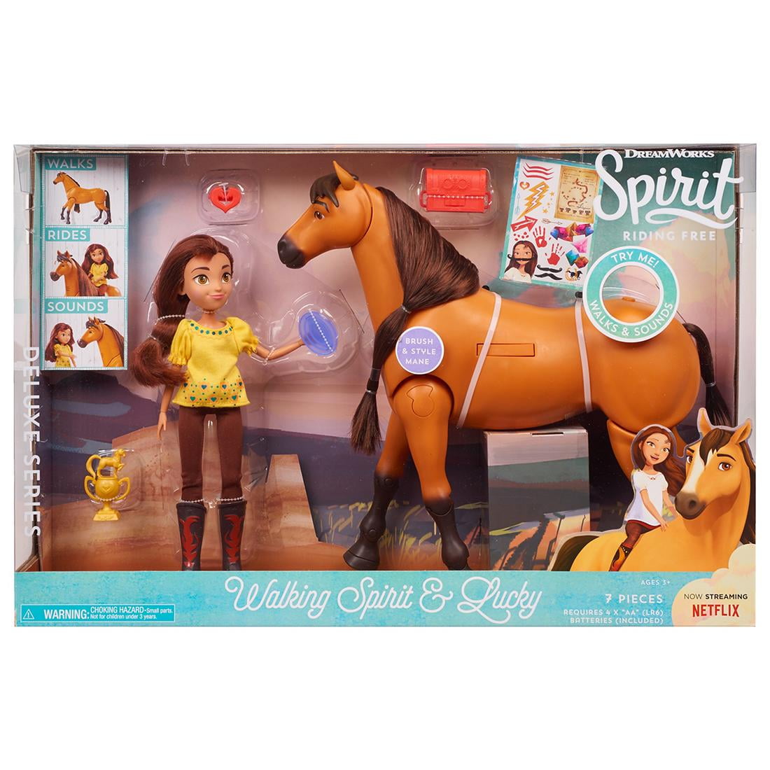 dreamworks spirit riding free deluxe feeding set