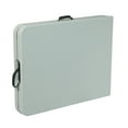 thumbnail image 2 of 6 foot Resin Multi Purpose Center Light Gray Fold Table with Wheels, 2 of 4