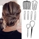thumbnail image 1 of Kit de Accesorios para Peinar El Cabello | Herramienta de Modelado de Cabello Diy de Diseño Rápido (8 Piezas) | Material Plástico | para Peluqueras | Trenzas y Rizadores de Cola de Caballo | Duradero, 1 of 7