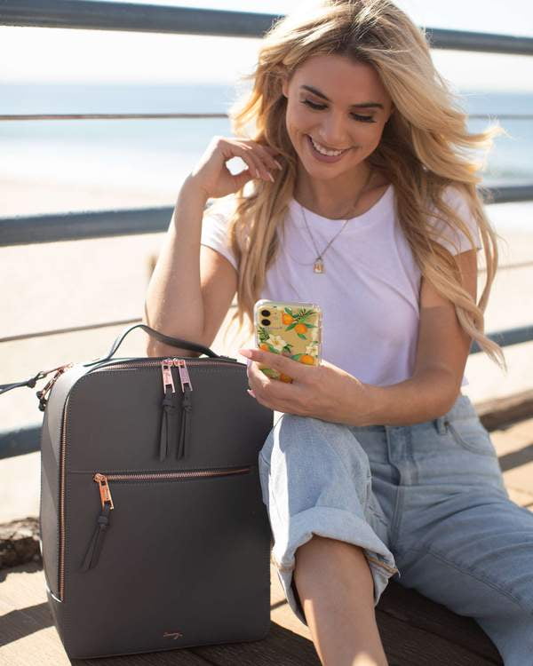 the casery london travel backpack