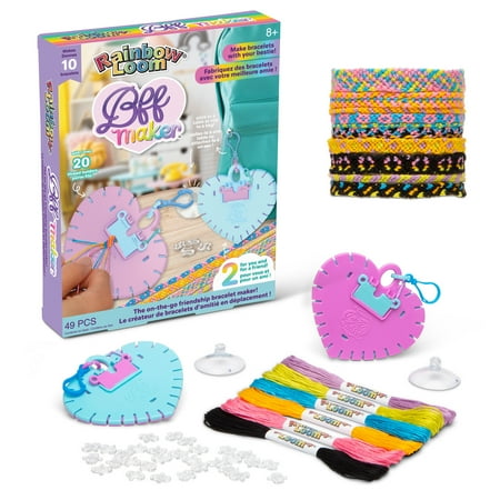 Rainbow Loom: BFF Bracelet Maker DIY Friendship Bracelet Kit, Kids Ages 7+