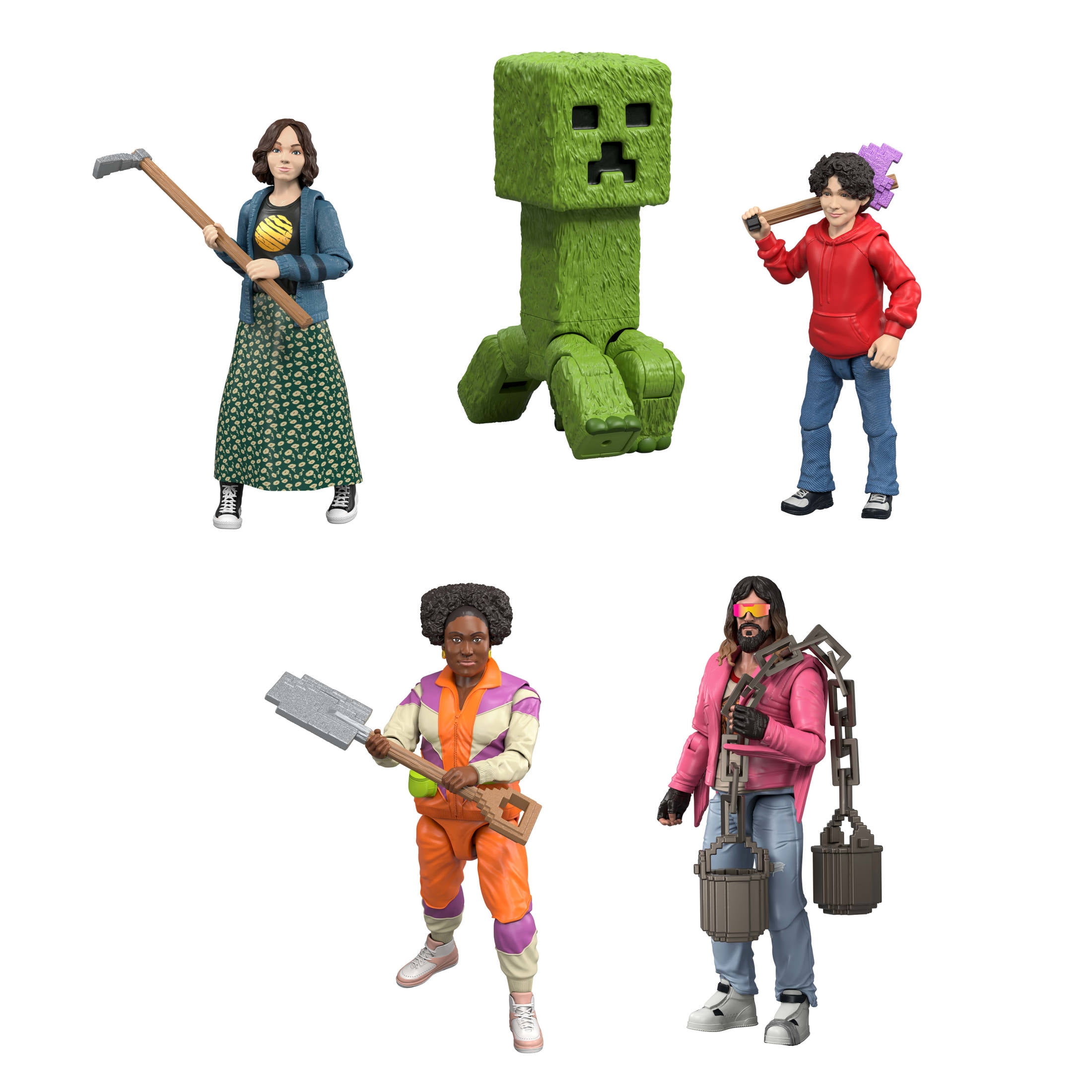 Minecraft Ultimate Movie Set with 8 Action Figures & 8 Accessories, Inspired by A Minecraft Movie