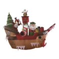 thumbnail image 1 of Bote inflable de Papá Noel con forma de pirata, 2,7 m, decoración navideña, 1 of 3