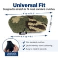 thumbnail image 6 of Crutch Comfort Universal Crutch Underarm Pad Covers - (Camo), 6 of 7
