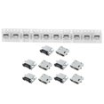 thumbnail image 2 of 20 Pcs Type B -USB Female 5 Pin Jack Port Socket Connector Repair Parts, 10 Pcs A & 10 Pcs B, 2 of 10
