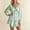 #0513-Green, variant on Mini Dress for Women Plain Casual Long Sleeve Dresses Short Dress Empire Waist Loose Casual Dresses