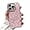 Pink, variant on for iPhone Case,Luxury Pearl Pattern Sparkle Sparkly Blu-ray Love Heart Silicone Camera Lens Protection Soft Shockproof Phone Case (White,iPhone 15)