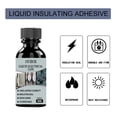 thumbnail image 4 of Pegamento aislante de aislamiento líquido resistente a los rayos UV (blanco 50 ml) Tmvgtek Original, 4 of 8
