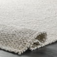 thumbnail image 4 of nuLOOM Hailey Hand Woven Jute Area Rug, 6', Off White, 4 of 9