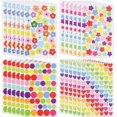 thumbnail image 2 of 10-40sheet Reward Stickers for Children Colorful Flower Star Heart Dot Behavior Chart Scrapbook Sticker Student Teacher Supplies 10sheets dot, 2 of 6