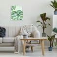 thumbnail image 2 of Stupell Industries Monstera Leaf Tropics White Framed Giclee Art, design by Camila Juncos, 14 x 11, 2 of 8