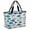 Pink Blue Green, variant on Pink Fishes Beach Bag for Women, Large Breathable Mesh Beach Tote Bag, Cartoon Coastal Ocean Fish Striped Sandproof Lightweight Travel Bags for Vacation Picnic Swimming Pool 15.7"x15.7"x9.1"