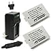 thumbnail image 3 of Wasabi Power Battery (2-Pack) and Charger for Canon BP-110 (Fully Decoded) and Legria HF R26, Legria HF R28, Legria HF R206, Vixia HF R20, Vixia HF R21, Vixia HF R200, 3 of 4