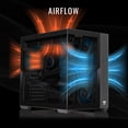 thumbnail image 3 of Thermaltake Gaming Desktop PC NE 9870-V380 AMD Ryzen 7 9800X3D 32GB DDR5 2TB SSD GeForce RTX 5070, 3 of 7