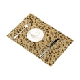 thumbnail image 4 of MYPOP Cheetah Kitchen Table Mat Placemats for Dining Table 12x18 inches, 4 of 5