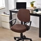 thumbnail image 5 of Funda giratoria giratoria para asiento de silla, de cojín, protectores de poliéster, color sólido, antipolvo, funda para silla de computadora p café Sunnimix cubierta de asiento, 5 of 8