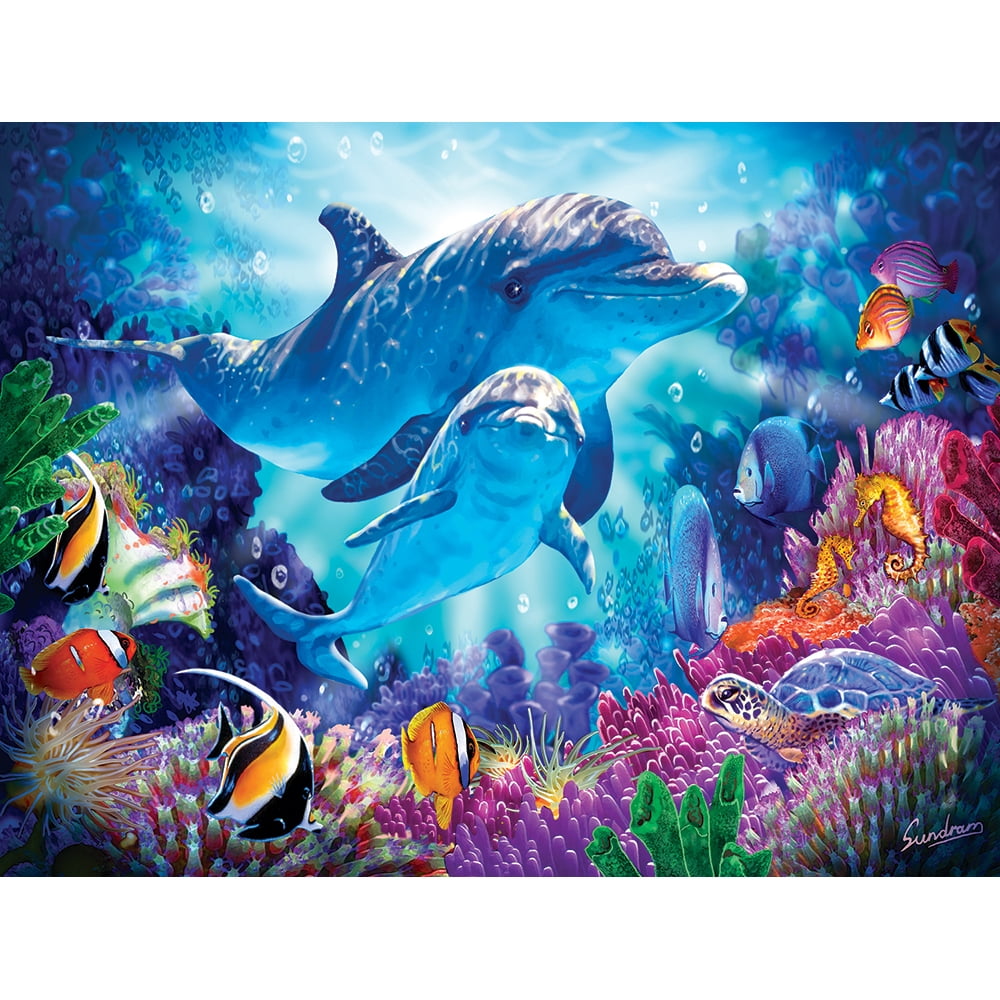 Sunsout Dolphin Guardian Jigsaw Puzzle