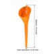 thumbnail image 2 of Embudo de plástico de largo vástago multiusos Unique Bargains, diámetro de 3 pulgadas para líquidos de gasolina de motor, naranja, 3 piezas, 2 of 3