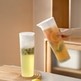 thumbnail image 1 of Plastic Transparent Water Pitcher, Beverage Dispenser With Attached Cover, for Home Workspace and Restaurant, White, 1 of 9