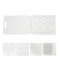 thumbnail image 3 of 50Pcs Plastic Transparent 6 Cavity Heart Shaped Wax Melt Mold Cube Tray, 3 of 8