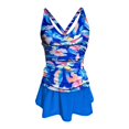 thumbnail image 4 of Womens Tankini Bathing Suits With Skirt Two Piece Swimsuits Ladies Swimwear Swimwears Tankinis Set L, 4 of 5