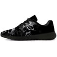 thumbnail image 5 of Uminder Mens Walking Shoes Skull Sneakers Black Shoes Size 7, 5 of 5