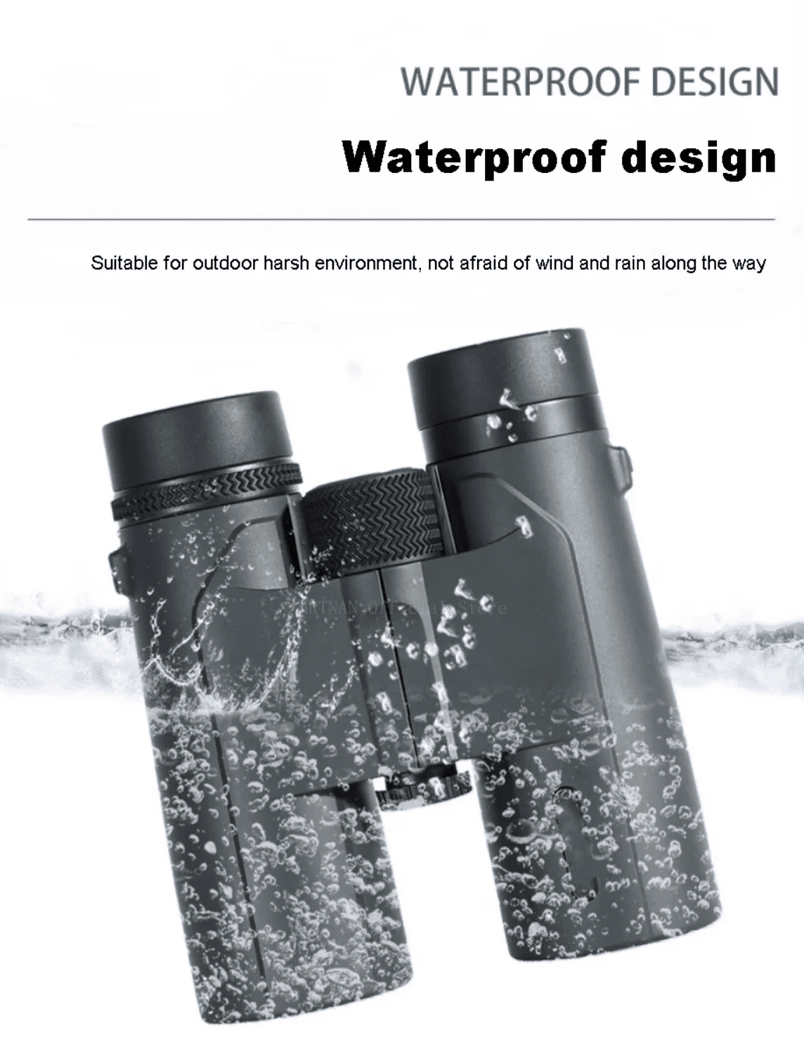 Powerful Telescope 10X42 Professional Binoculars Low Light Night Vision Long Range Magnification Hunting Camping Equipment