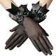 thumbnail image 1 of Guantes de encaje de encaje para boda negro, 1 of 4