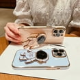 thumbnail image 5 of Phone Case Luxury Astronaut Electroplated Case For Iphone 11 12 13 14 15 Pro Max Kickstand Candy Cases Cover, 5 of 22
