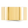 thumbnail image 2 of 14KY 12mm Standard Flat Comfort Fit Band Size 10 in 14k Yellow Gold, 2 of 3