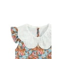 thumbnail image 5 of Baby Girls 2Pcs Summer Outfits, Ruffle Sleeve T-Shirt + Shorts, 5 of 9