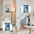 thumbnail image 4 of Yayeee Blank Wall Plate Cover 1-Gang 4.5"x2.7" Home Unused Decorative Outlet, Floral Moon, 4 of 7