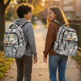 thumbnail image 2 of Garronmavis Soccer Duck Camo School Backpack for Boys 10-12 Bookbags 17 Inch Multi Compartments Large Capacity Primary School Bags Students Daypack Backpacks, 2 of 7