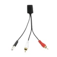 thumbnail image 3 of Adaptador de cable de audio para coche, conector estéreo para radio de coche, fácil instalación, adaptador RCA universal para amplificador estéreo de RCA USB, 3 of 9