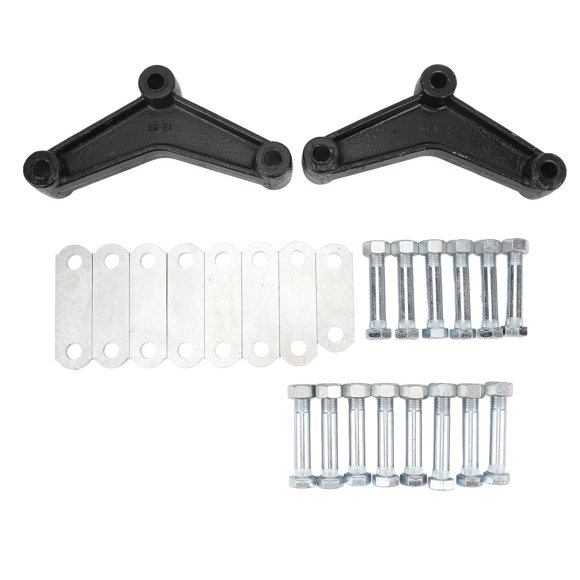 Trailer Shackle Kit, Trailer Shackles Sturdy Enhanced Security High Strength for 3500 To 5200lb Double Eye Tandem Axles