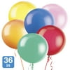 Latex Round Giant Balloons, 36 in, Assorted, 6ct