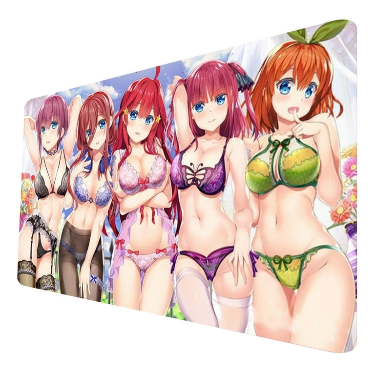 Anime 5toubun no hanayome girls nakano miku bikini Playmat Gaming Mat Desk