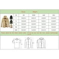 thumbnail image 3 of QHFBli Lightweight Mens Trench Coat Men's Solid Color Anorak Jacket Long Sleeve Turn-Down Collar Windbreaker Coat for Autumn Black XXXXL, 3 of 3
