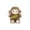 Brown#009, variant on Adorable Monkey Plush Pillow, Cute Stuffed Animal Lumbar Support Cushion with Leaf Detail, Soft Backrest for Sofa Chair Bed Office Car Seat, Brown