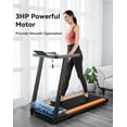 Superun 300 lb Capacity Foldable Exercise Treadmill 3.0HP Portable Folding Treadmills for Home