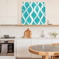 thumbnail image 6 of Teal Wave Wall Art Painting on Canvas, Modern Abstract Art Farmhouse Canvas Art Home Prints Wall Art Framed Modern Artwork for Living Room Bedroom Wall Decor 12x12in, 6 of 9