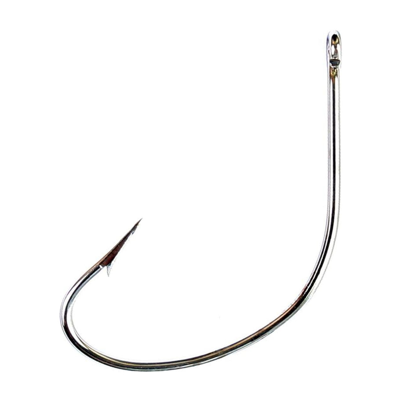 (6 pack) Eagle Claw Kahle Hook Assortment, Nickel, Size 1, 15 Pack