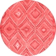 thumbnail image 1 of Ahgly Company Indoor Round Southwestern Red Country Area Rugs, 5' Round, 1 of 4