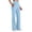 Light Blue, variant on kaondbfi Womens Wide Leg Yoga Pants Casual Fashion Sweatpants High Waist Comfy Loose Trousers Summer Yoga Pants for Women