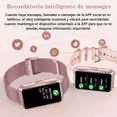 thumbnail image 3 of Smartwatch Para Mujer Bluetooth Llamada Pulsera De Moda Rosa, 3 of 8