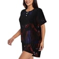 thumbnail image 2 of Lsque Five Nights At Freddy'S Women's Short-Sleeved Pajama Set - 2 Piece Soft and Lightweight Sleepwear Set-Medium, 2 of 9