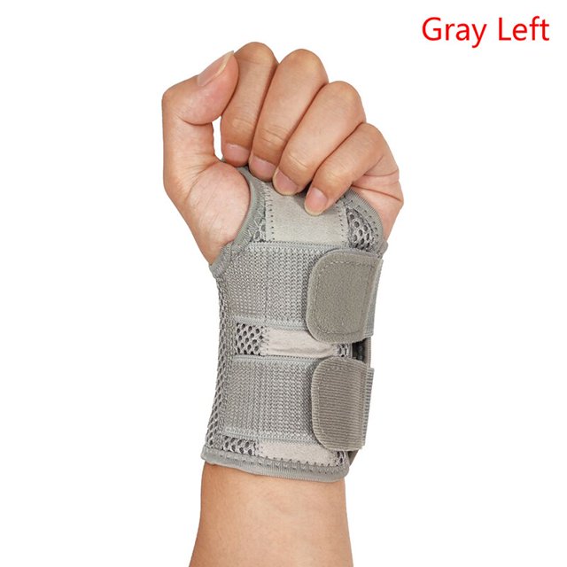 1pc Flexible Splint Wrist Support Brace For Tendonitis Arthritis Breathable Wristbands Protector Guard Fits Right And Left Hand He Qiyong unisex