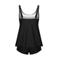 thumbnail image 6 of Hicidod Swim Suits for Women Solid Light Thin Casual Beach Tankini Swimsuits Summer Two Piece Bathing Sets Tank Top with Shorts, 6 of 7