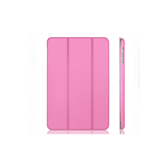 For iPad mini Case Ultra Slim Lightweight Smart-shell Stand Cover Case With Auto Wake / Sleep for Apple iPad mini 2 mini 3 7.9 inch iOS Tablet(Pink)